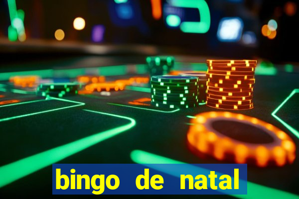 bingo de natal para imprimir gratis